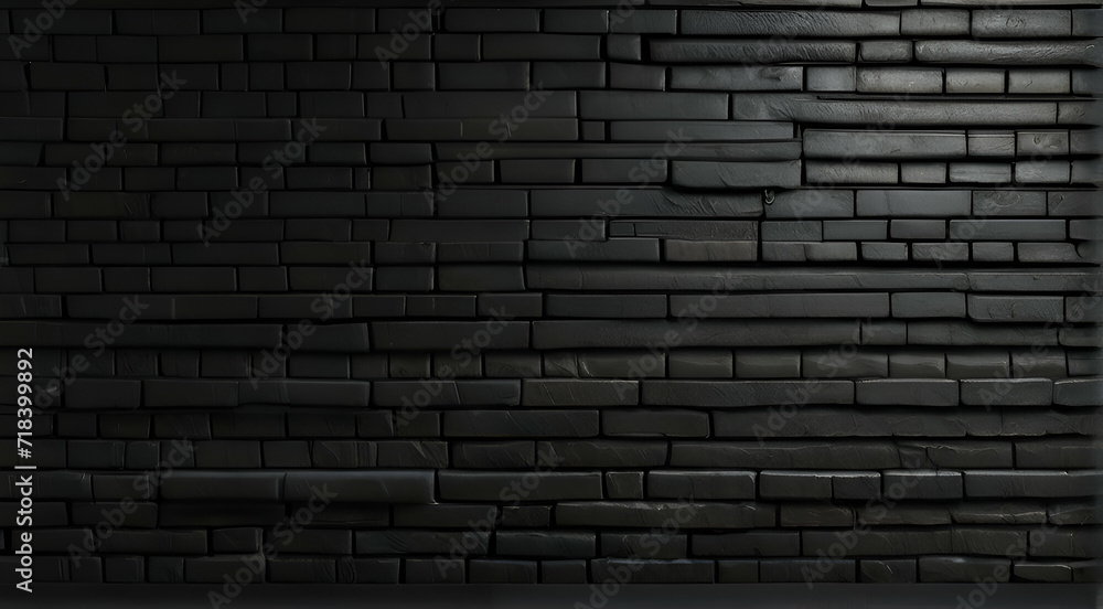 Dark brick wall  texture background