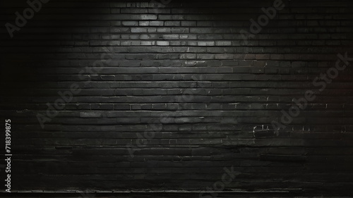 Dark brick wall texture background