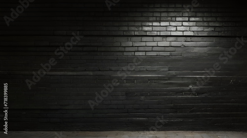 Dark brick wall  texture background