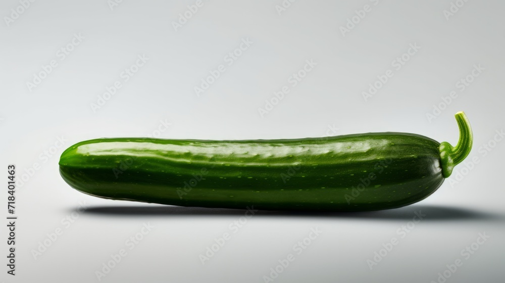 cucumber vegetable isolated on white background. Neural network AI generated art cucumber vegetable isolated on white background. Neural network AI generated art
