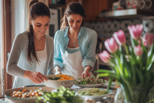 couple in the kitchen photo