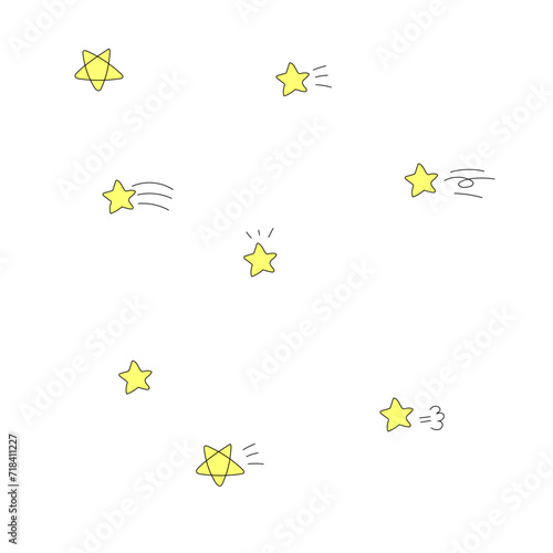 可愛い星のパターン
