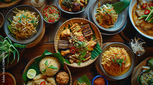 Typical Thai food.
