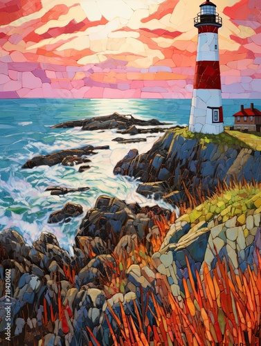 Coastal New England Lighthouses: A Modern Landscape of Contemporary Lighthouse Views.