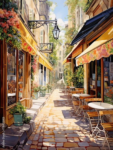 Pathway to French Patisserie: Captivating Storefronts and Delightful Walks © Michael