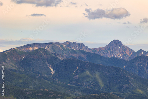 蓼科山から眺めた八ヶ岳連峰