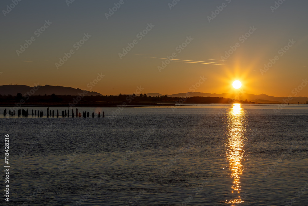 Sunrise over Baker Bay