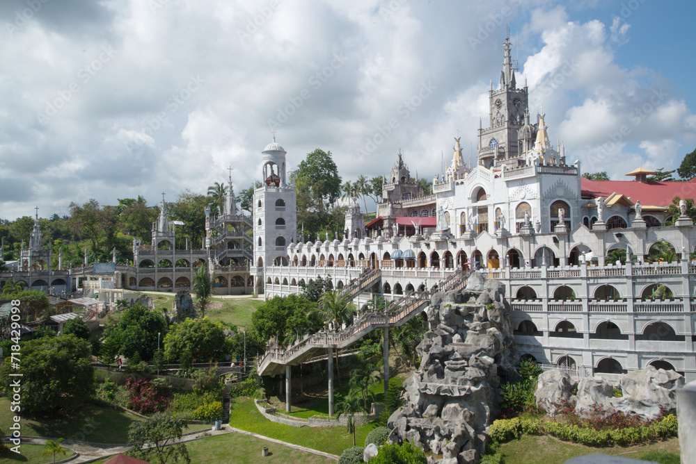 The Monastery of the Holy Eucharist, also known as the Our Lady of Lindogon Shrine and commonly known as the Simala Shrine or the Simala Parish Church is a Roman Catholic pilgrimage church.Philippine 
