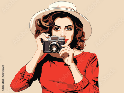 girl with camera
