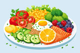 Balanced Nutrition: Consume a diet rich in fruits, vegetables, whole grains, and lean proteins