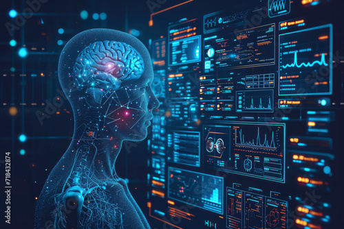 Artificial Intelligence (AI) in Healthcare: Diagnostic AI: AI algorithms for medical image analysis photo