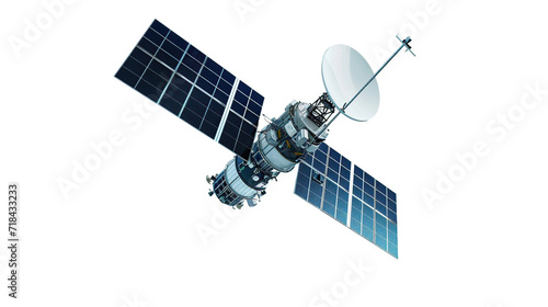 satellite on a transparent background photo