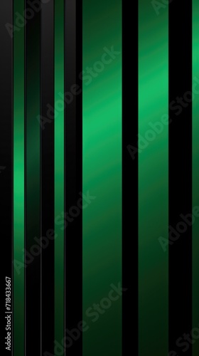 Green and black stripes wallpaper. Generative AI.