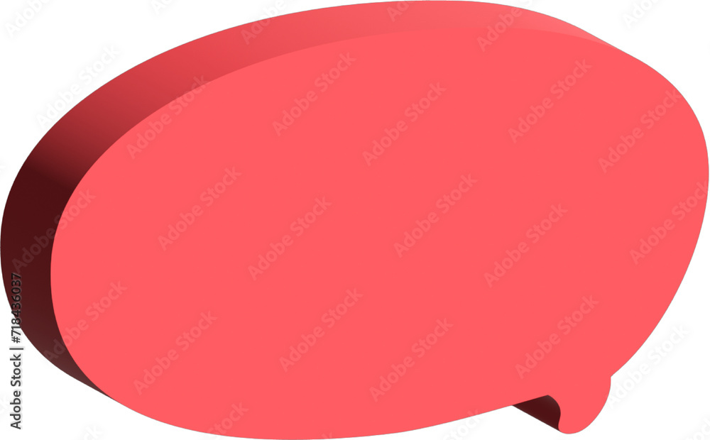 3D speech bubble 3D speech bubble