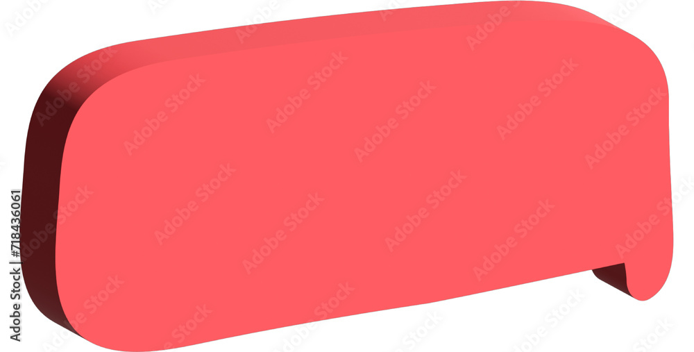 3D speech bubble 3D speech bubble