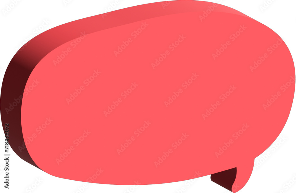 3D speech bubble 3D speech bubble