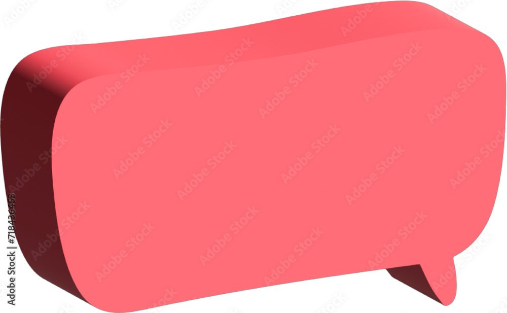 3D bubble speech, chat message 3D bubble speech, chat message
