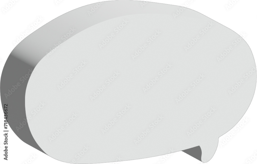 3D speech bubble 3D speech bubble