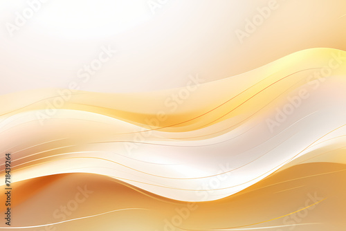 golden wavy lines background