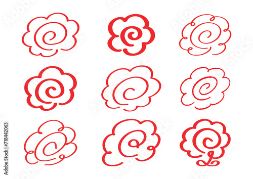 Cute and simple red pen 