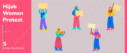 Hijab Women Protest
