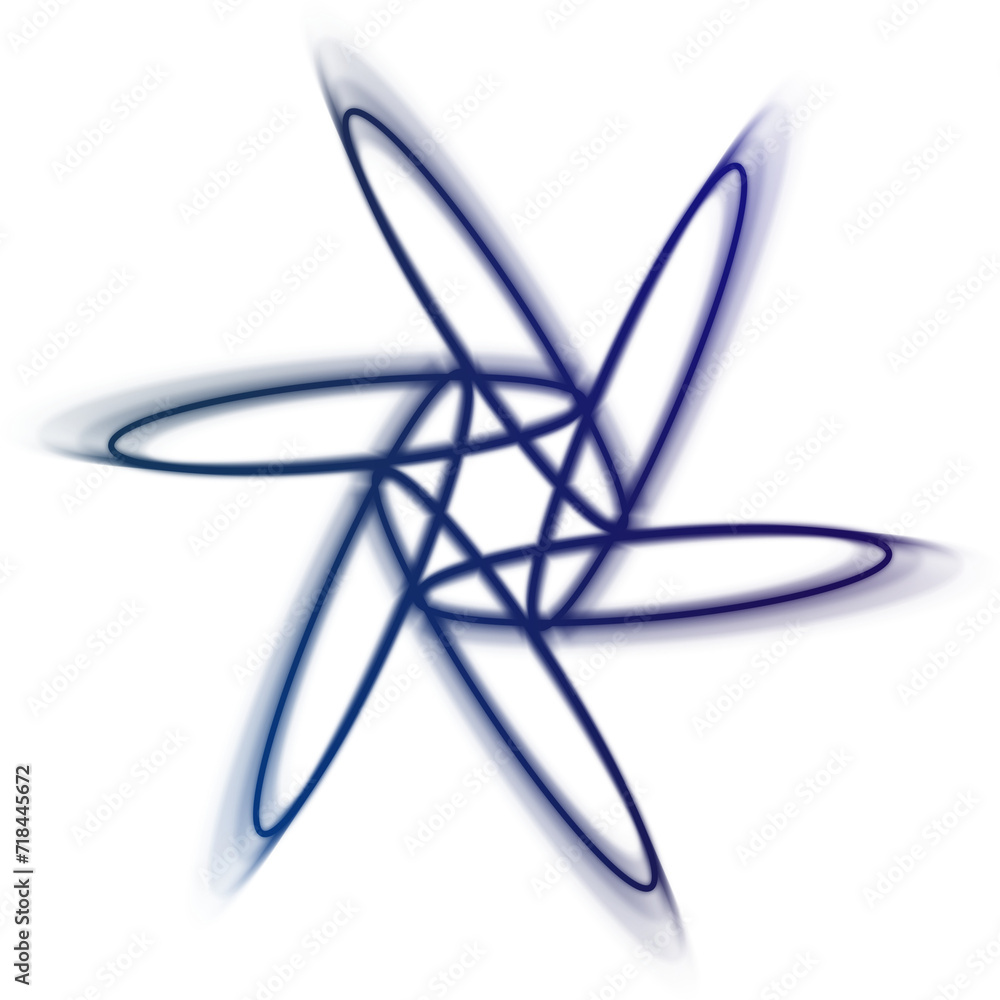 An abstract cut out transparent iridescent star burst design element. An abstract cut out transparent iridescent star burst design element.