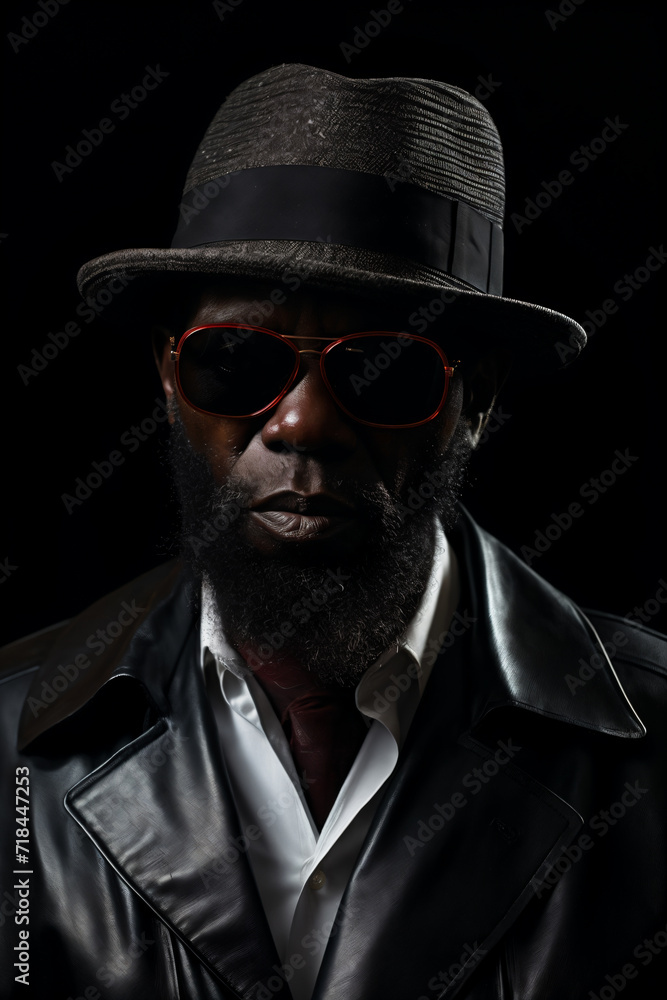 Obraz premium photo of a gangster mufia man