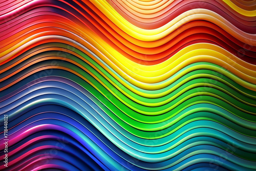 Colorful Wave Illusions Playful Spectrum