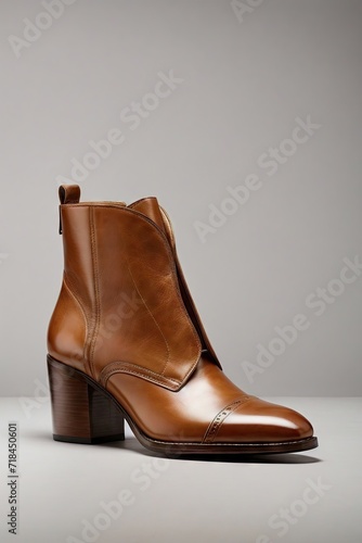 AI-Generated Product Photography: Women's Leather Shoes - Minimalist Elegance © Kirk