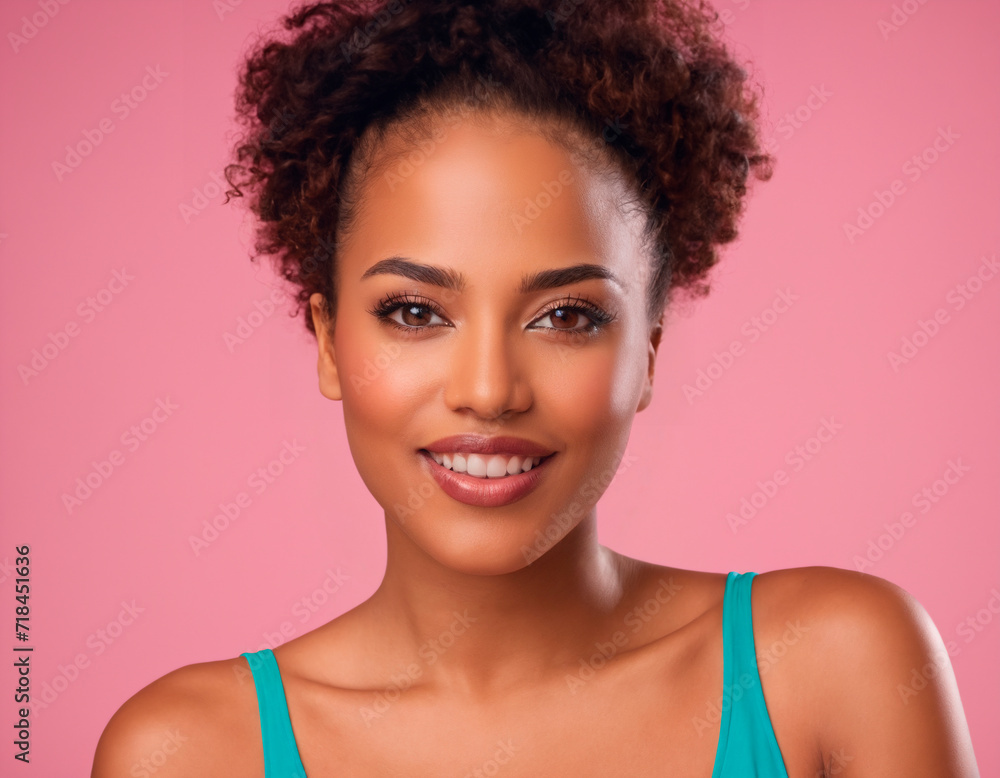 Portrait of a beautiful african american woman Portrait of a beautiful african american woman