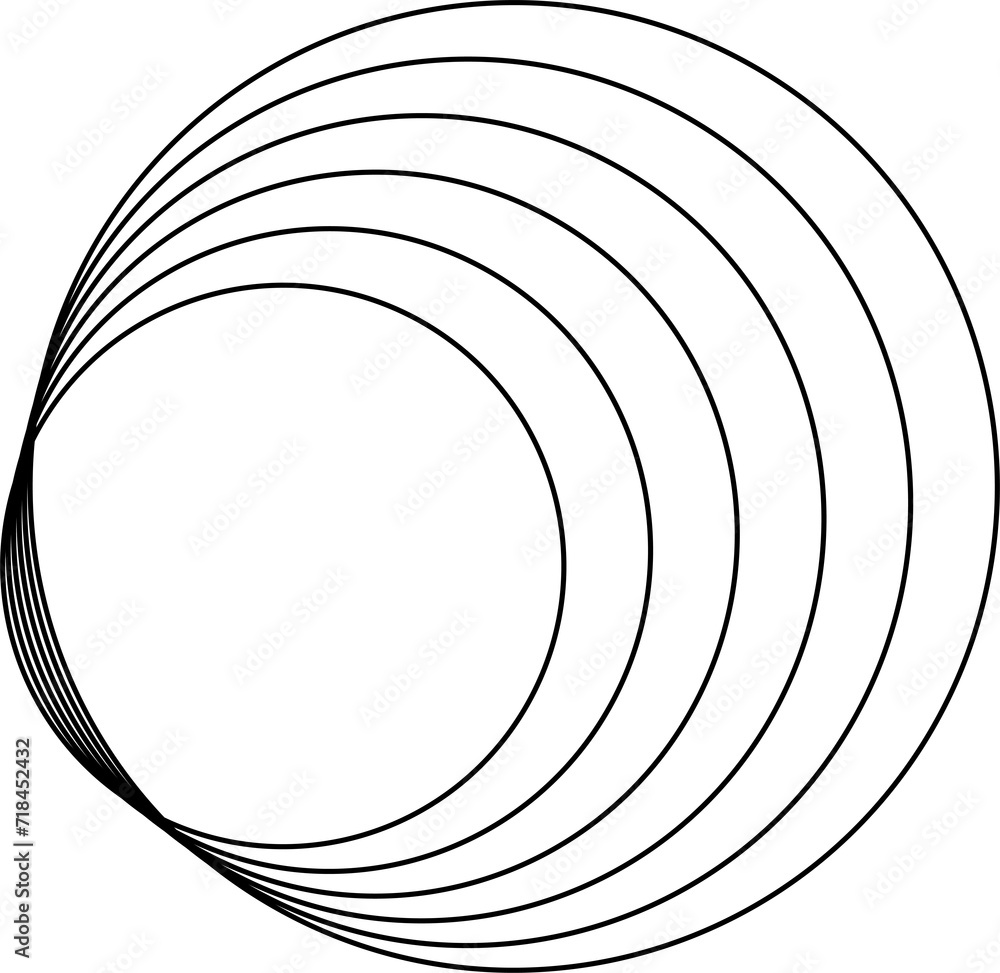 Circle line dynamic geometric, logo, icon Circle line dynamic geometric, logo, icon