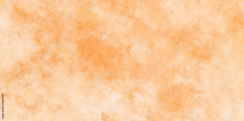 Abstract orange grunge paper texture background .Brushed Painted Abstract Background. grunge watercolor are used for making cover,banner ,template and any design. Design paper vintage parchment