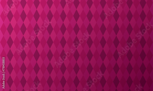 Vector abstract seamless pattern of small rhombus or pixels in pink color