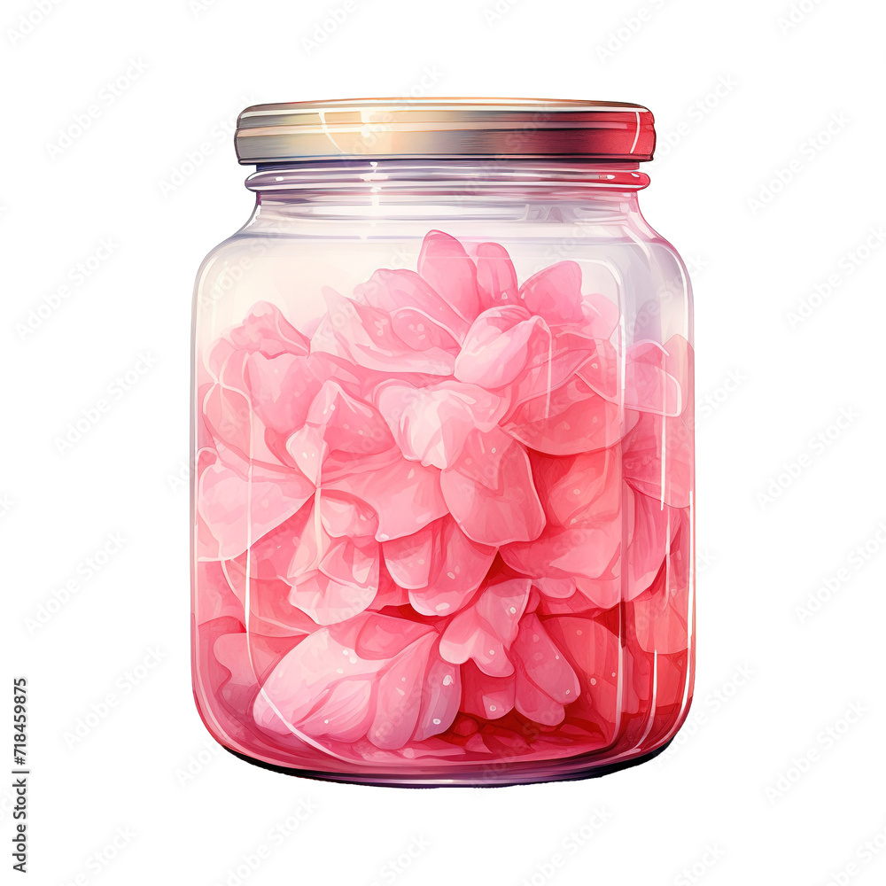 Elegant Blooms: Valentine's Day Rose Petal in Jar - Beautiful Fragrance Expressing Love Elegant Blooms: Valentine's Day Rose Petal in Jar - Beautiful Fragrance Expressing Love
