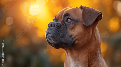 portrait of a boxer dog, stock photo © Michael