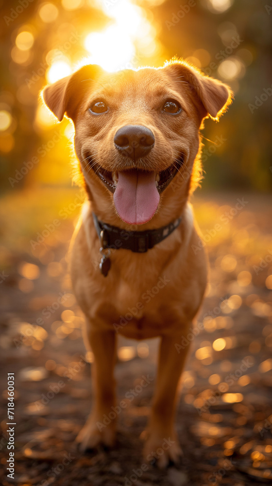 portrait of a dog, stock photo