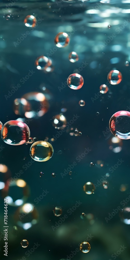 custom made wallpaper toronto digitaldrops of water, Generative AI