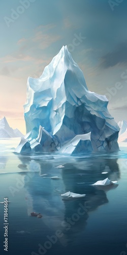 iceberg in polar regions, Generative AI