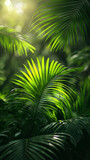 Palm leaves wallpaper, background 