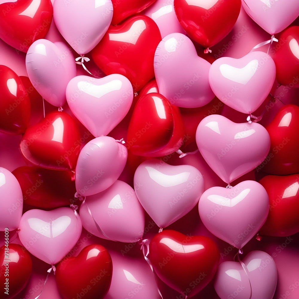 valentine hearts background Valentine's Day background with hearts.