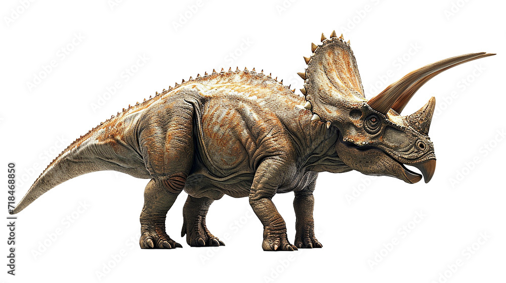 Obraz premium トリケラトプスのイメージ - image of Triceratops - No6-2 Generative AI