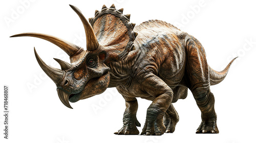 トリケラトプスのイメージ - image of Triceratops - No6-1 Generative AI © Orange Eyes