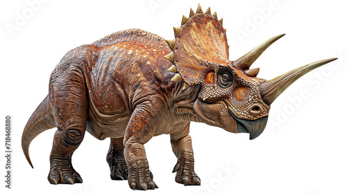 トリケラトプスのイメージ - image of Triceratops - No6-3 Generative AI © Orange Eyes
