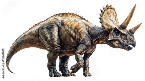 トリケラトプスのイメージ - image of Triceratops - No6-7 Generative AI © Orange Eyes