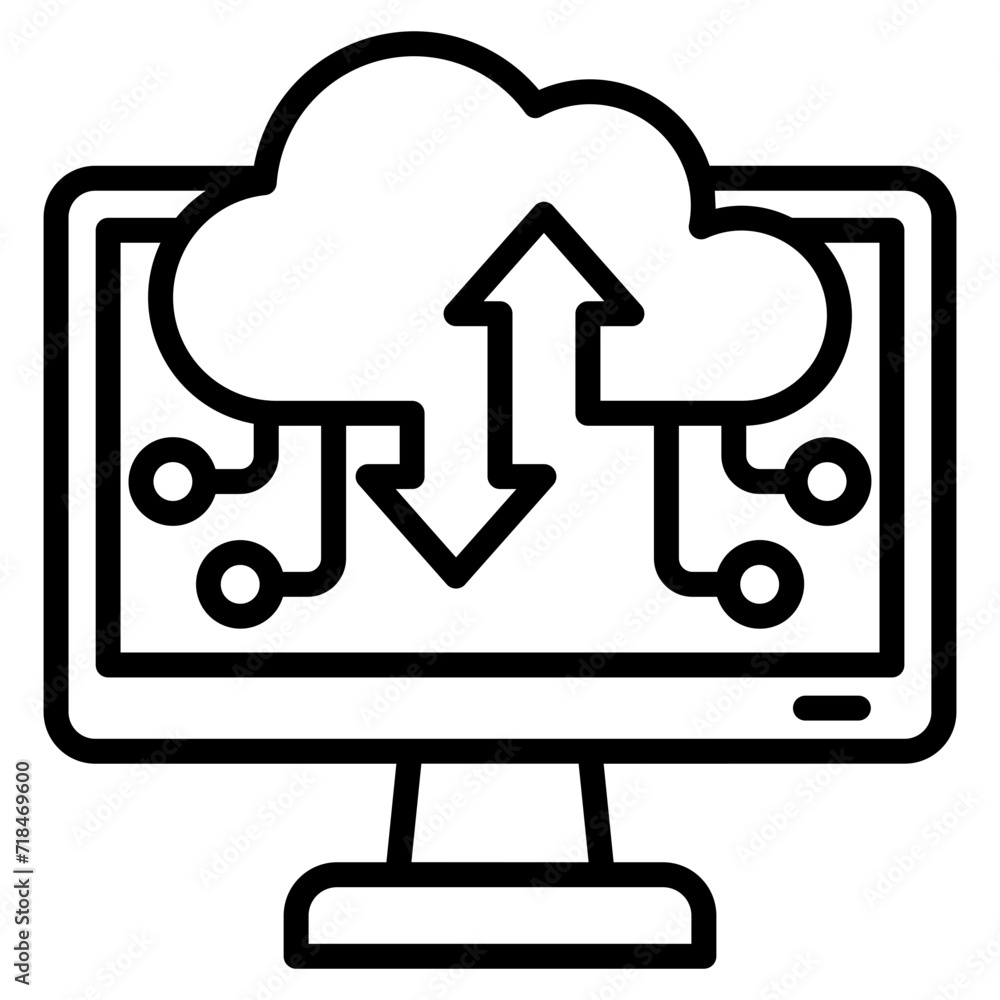 Cloud Computing Icon Element For Design Cloud Computing Icon Element For Design