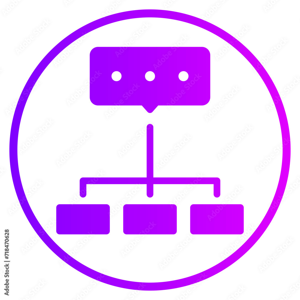 chat gradient icon chat gradient icon