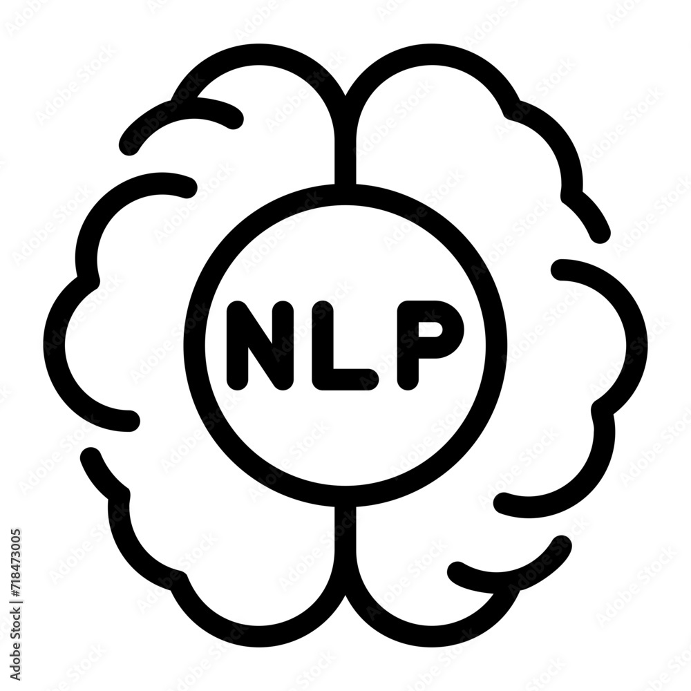 nlp line icon nlp line icon
