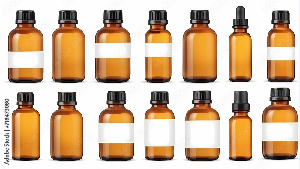 3d realistic foam bottles. Mock-up for product package branding. 3d realistic foam bottles. Mock-up for product package branding.