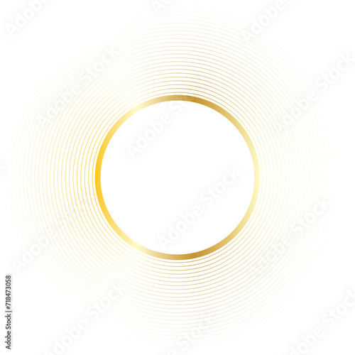 golden circle transparent background