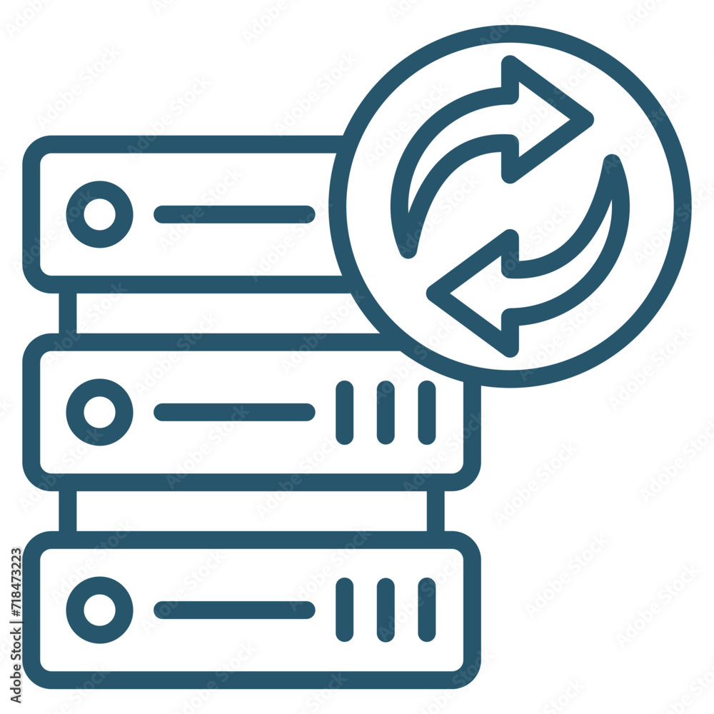 Backup Server Icon Element For Design Backup Server Icon Element For Design